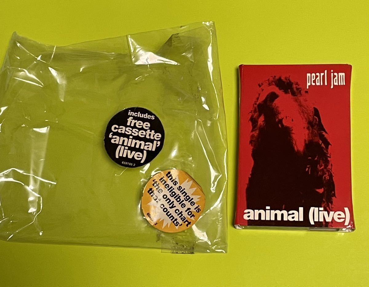 ☆ パールジャム アニマル カセットテープ Pearl Jam animal GO CDシングル付属品 / ニルヴァーナ レッチリ メタリカ Korn Burrn_画像9