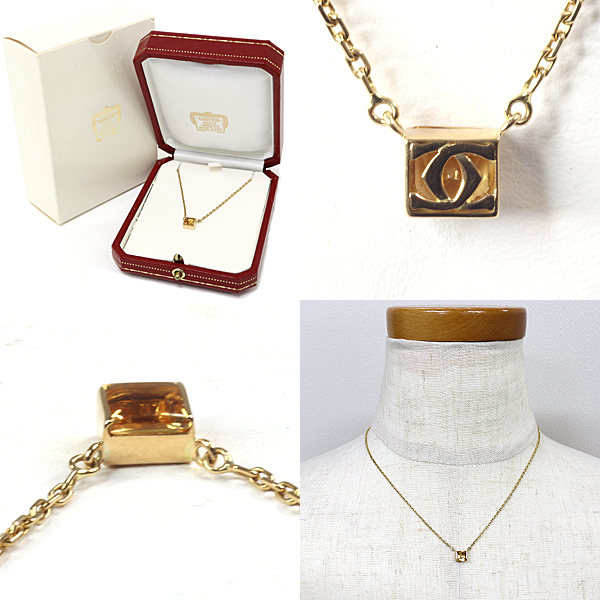  Cartier Cartier tanker citrine necklace K18YG yellow gold [ used ]A rank 