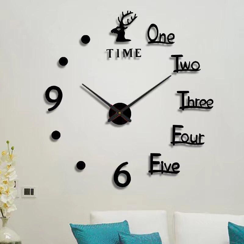 ウォールクロック レッド 40×40 手作り時計 新生活 壁掛け時計 手作り 時計 アナログ時計 インテリア ウォールステッカー シールの画像8