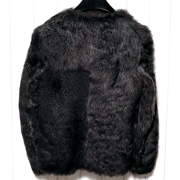 3.1 Phillip Lim mouton fur coat 2/s Lee one Philip rim fur / sheep leather / real leather jacket / Short 