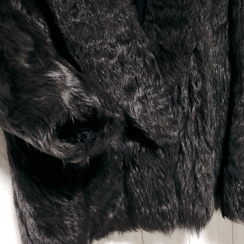 3.1 Phillip Lim mouton fur coat 2/s Lee one Philip rim fur / sheep leather / real leather jacket / Short 