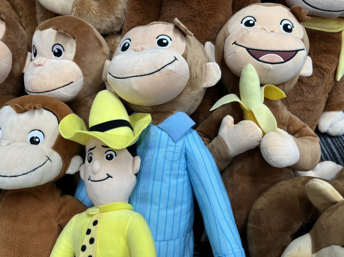  おさるのジョージ Curious George ぬいぐるみ まとめ BIG 特大あり テッド ニョッキ ジャンピー キャラクター 猿 サル アニメ K-0111-08 _画像8