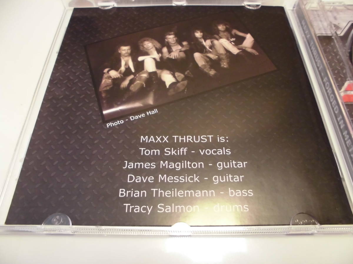 MAXX THRUST / Forged in Metal　’８０sアメリカ産クラシック正統派ヘヴィメタル、貴重レコーディング音源コンピ作！_画像3