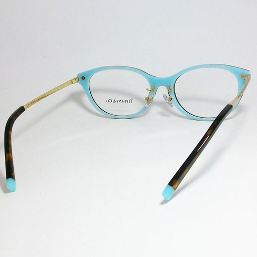 TIFFANY&CO ティファニー レディース 眼鏡 メガネ フレーム アジアンフィット TF2210D-8134-52 度付可 ブラウンデミ　ティファニーブルー_画像4