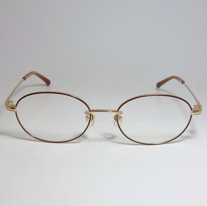 MERCURYDUO マーキュリーデュオ　レディース クラシック 眼鏡 メガネ フレーム MDF6048-3 サイズ50 度付可 ブラウン　ゴールド_画像2