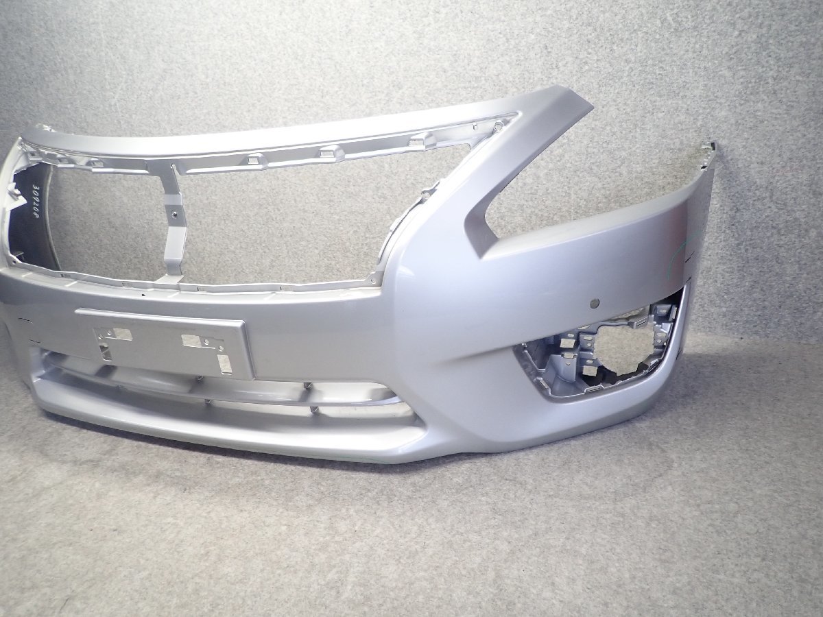  Teana L33 original front bumper K23 silver 62022-3NU0H sonar hole have 309208/D10-2