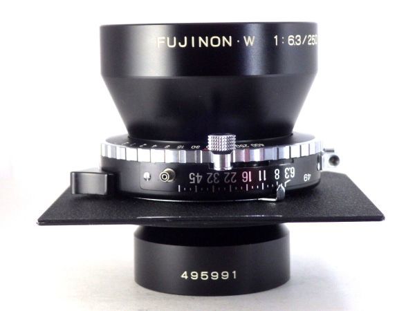 送料無料!! Fujifilm Fujinon W 250mm f/6.3 富士 フジフィルム 大判 レンズ 美品 完動 不具合なし Copal シャッター カメラ Camera Lens_画像9