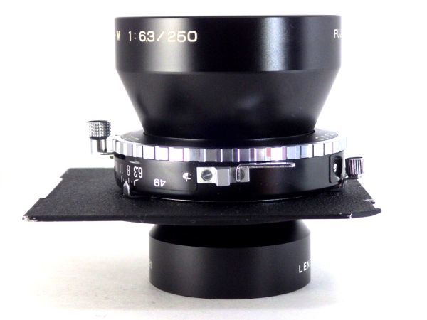 送料無料!! Fujifilm Fujinon W 250mm f/6.3 富士 フジフィルム 大判 レンズ 美品 完動 不具合なし Copal シャッター カメラ Camera Lens_画像6