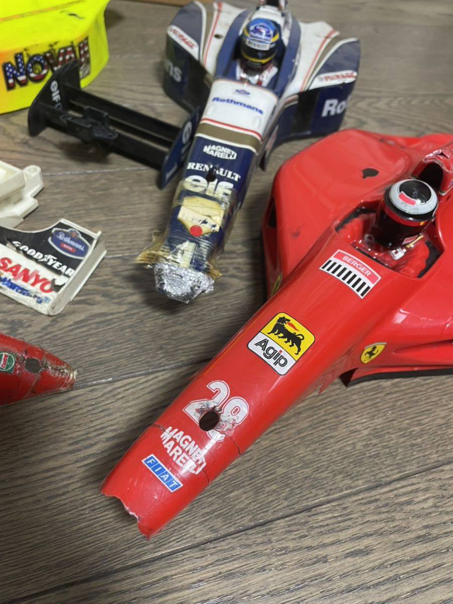 タミヤ ラジコン フェラーリ f1 ボディ　ロータス　ルノー　ジャンク　現状　F-1 _画像4