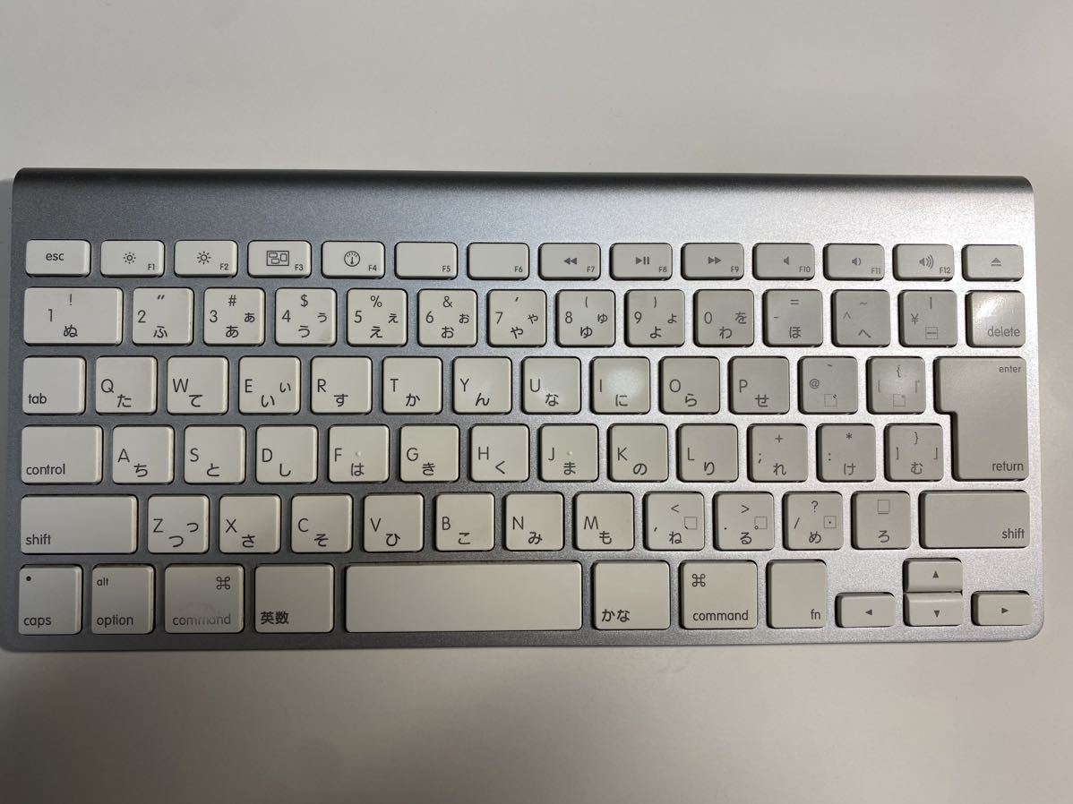 【1円】 Apple wireless keyboard A1314 Magic Mouse A1296 ワイヤレスキーボード マジックマウス iMac付属品 通電OK アップル _画像2