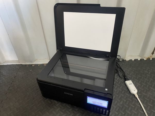 エプソン EW-M873T インクジェット複合機 エコタンク搭載モデル A4対応 EPSON 事務 電源コード付 在宅 副業 請求書 コピー ブラック_画像2