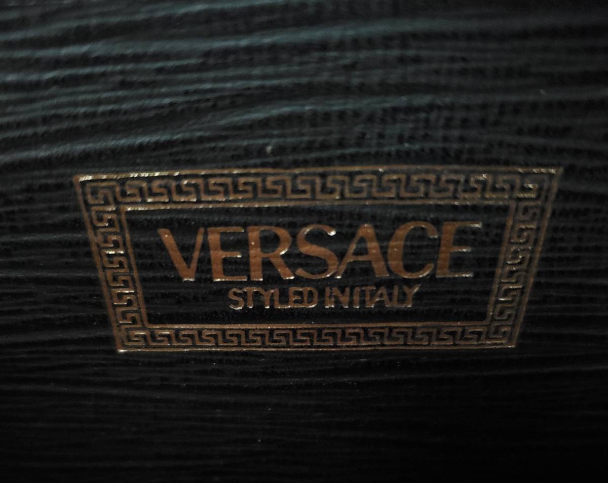 VERSACE STYLED IN ITALY レザーセカンドバック_画像2