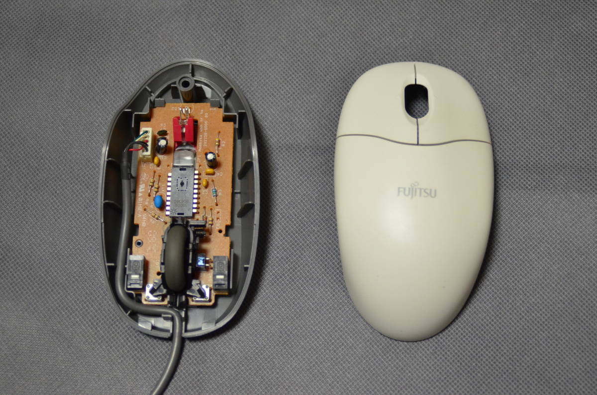 富士通　FUJITSU　USB光学式　純正マウス　型番　M-UAG96B　分解クリーニング済み_画像1