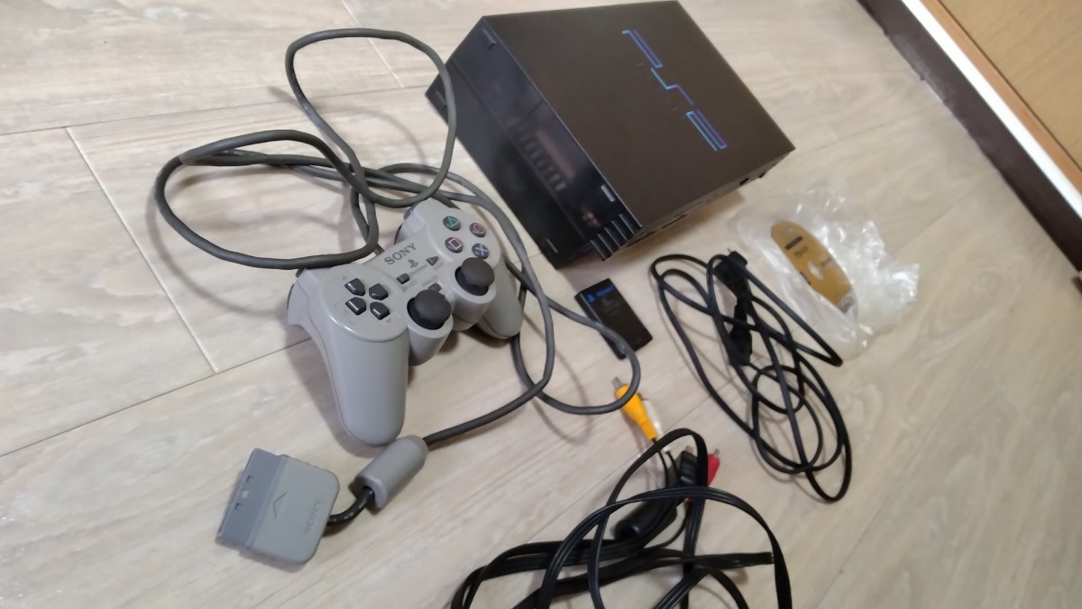 PS2　本体　アカイイト付き_画像3