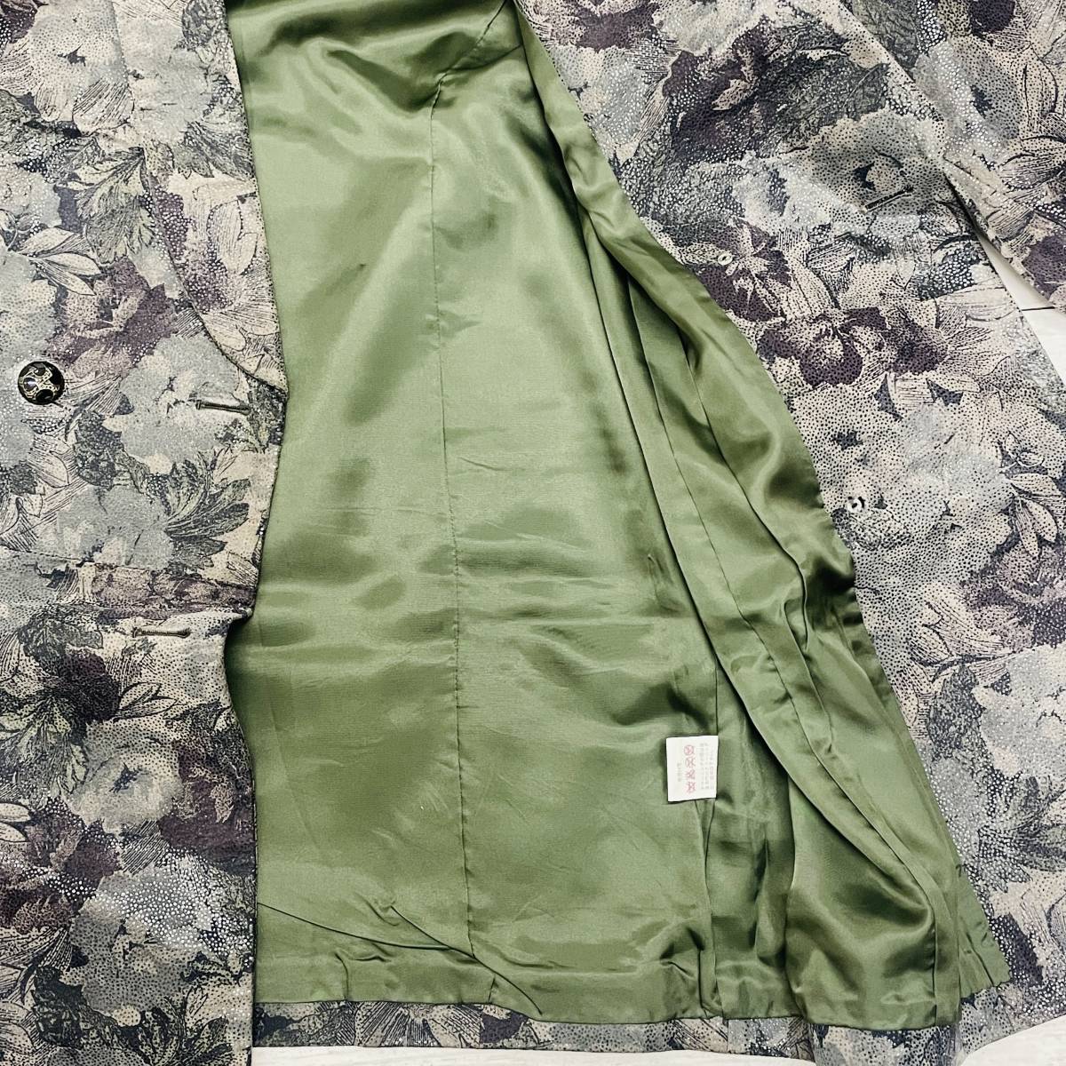 ●【PERSIST PELLE】レザージャケット レディース 着丈約83cm 豚革/キュプラ ★21755_画像4