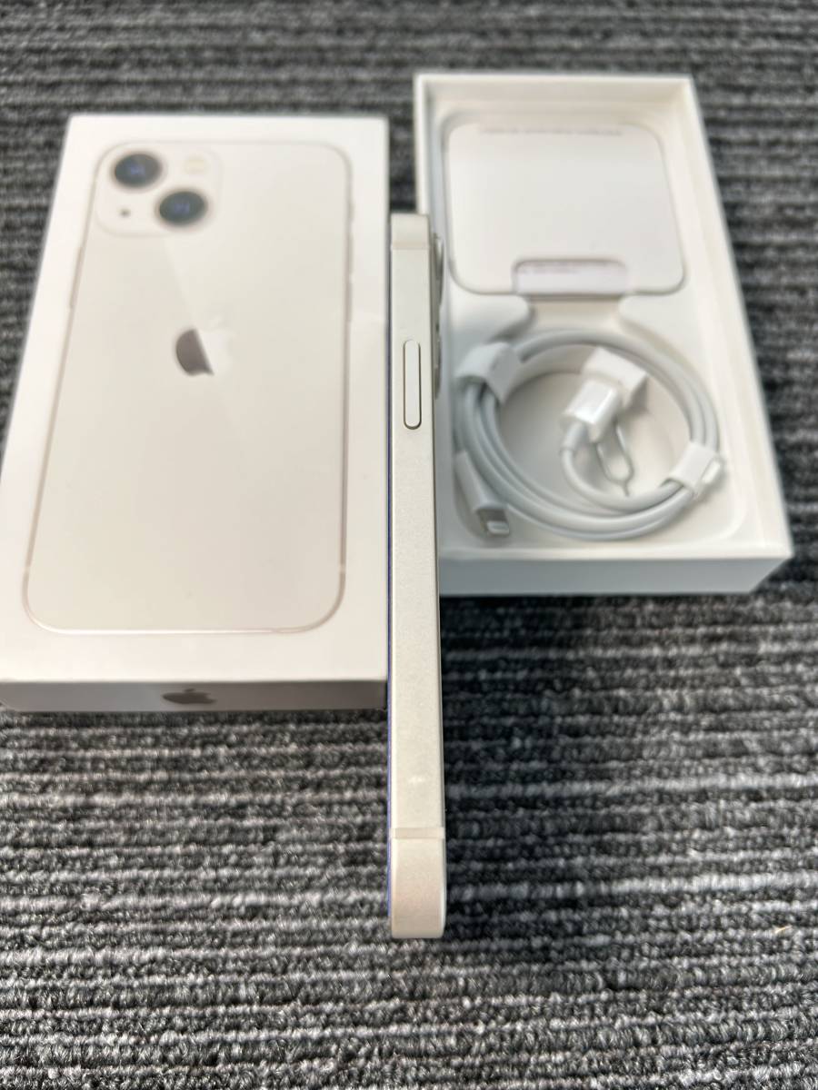 1000円スタート【超美品】Apple iPhone 13 mini 128GB スターライト