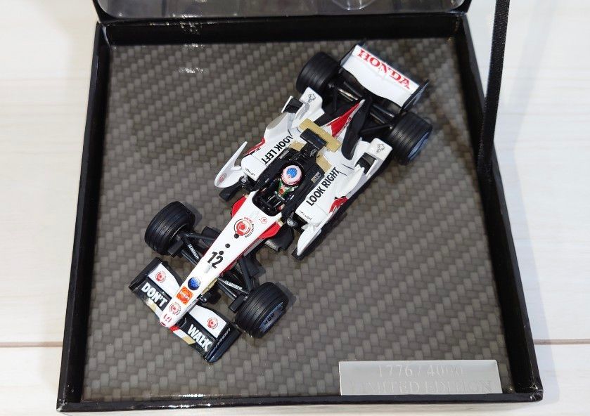 Honda Racing F1 Car Hungary 2006 1:43 Scale Janson Button model限定