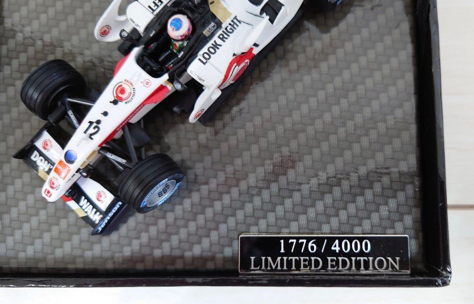 Honda Racing F1 Car Hungary 2006 1:43 Scale Janson Button model限定