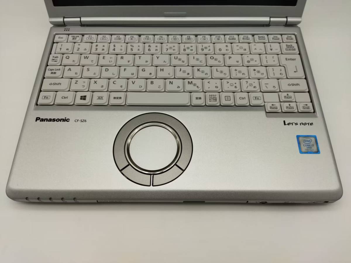 Panasonic レッツノート CF-SZ6 i7第7世代 7600U SSD1TB 16GB Win11Pro 12.1型 DVDマルチ リカバリ 稼働時間少 ノートPC ノートパソコン_画像3