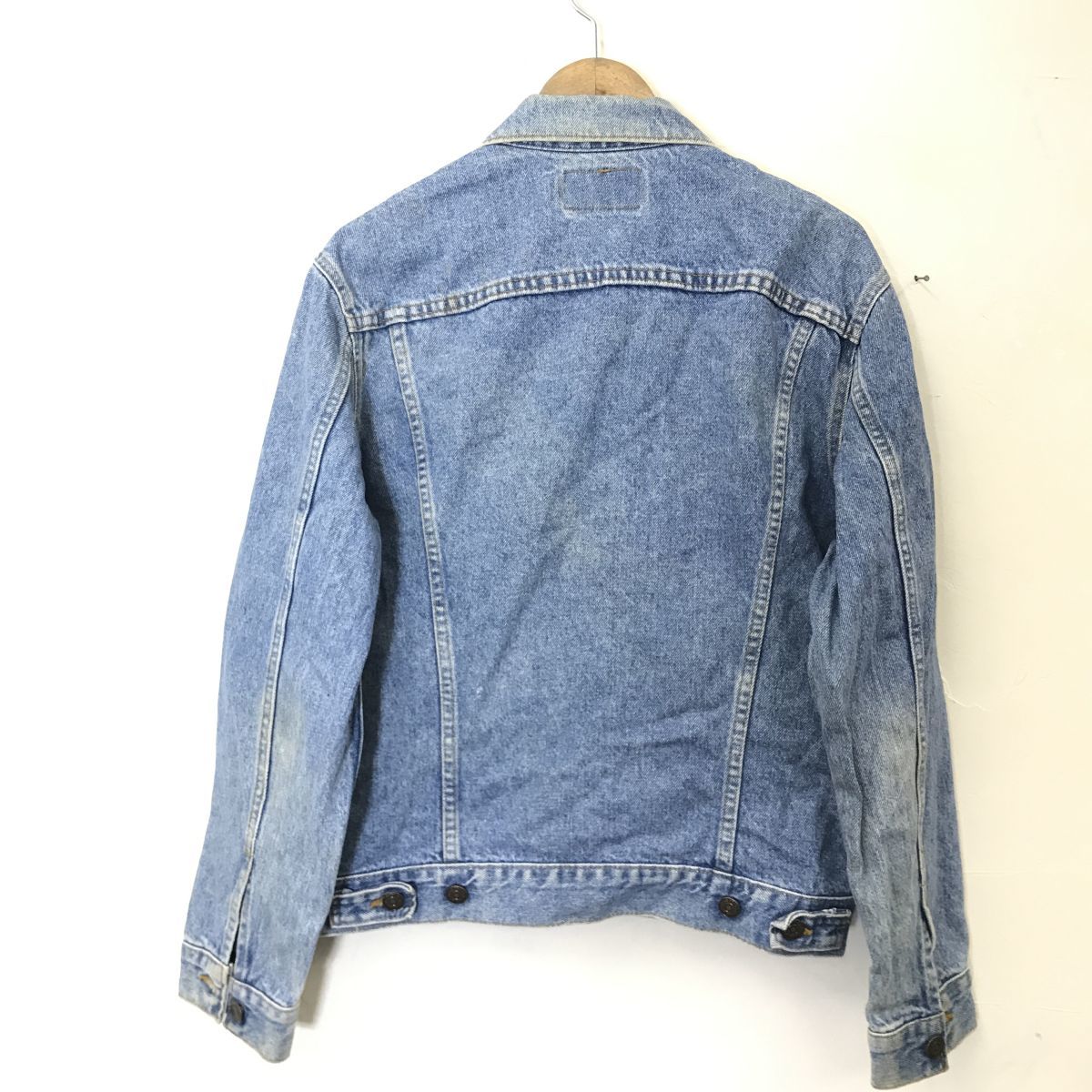 I1428-F-N◆90s◆USA製◆ Levis リーバイス 70506 0216 デニムジャケット ジージャン old ◆ 38 コットン インディゴ 古着 メンズ 秋冬_画像6