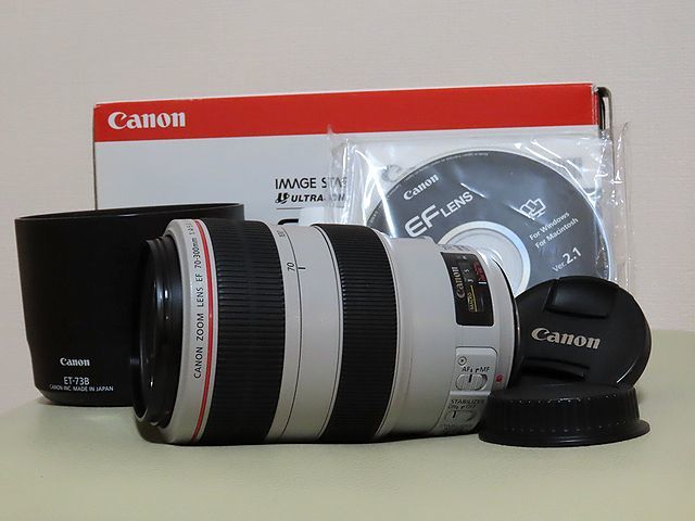 CANON EF70-300mmF4.5-5.6L IS USM望遠ズームレンズ　フルサイズ対応_画像1