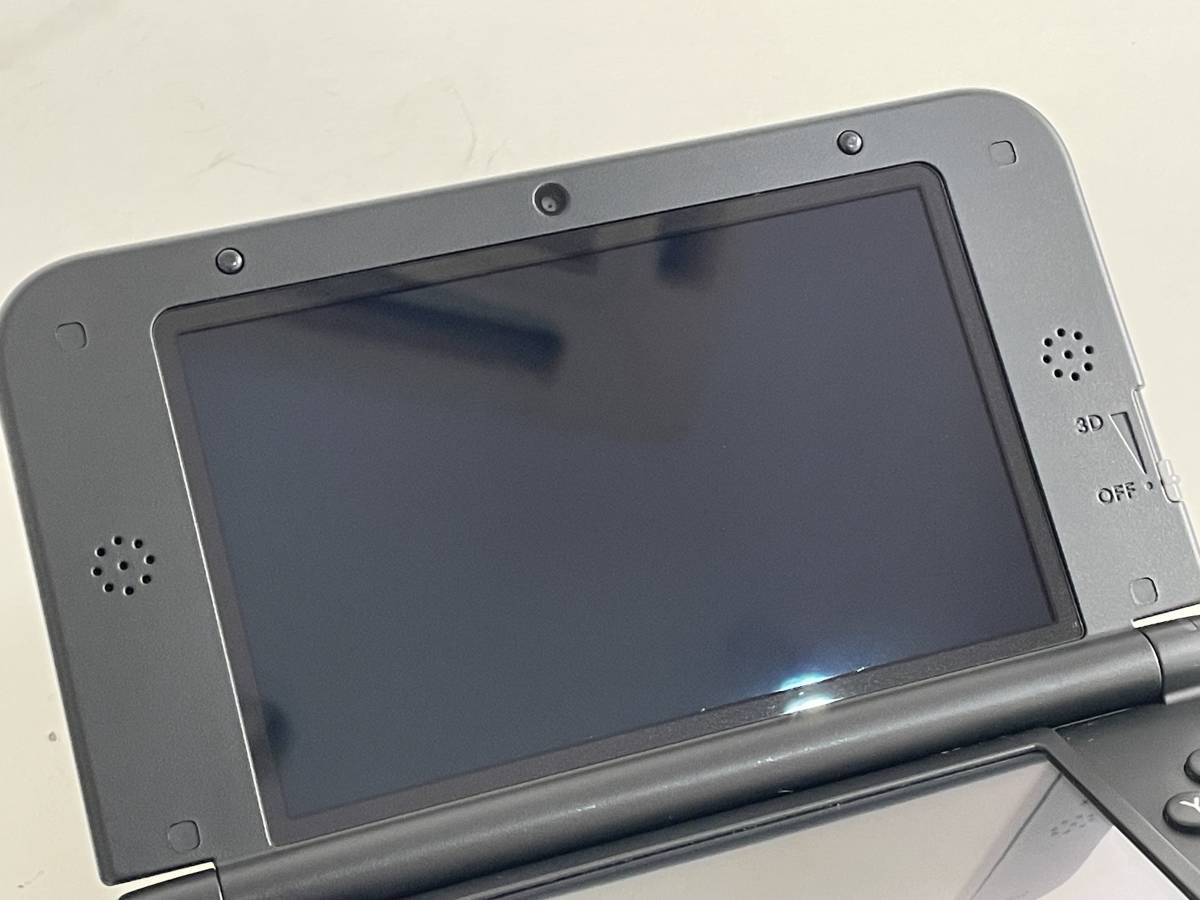 1円～■外観良好/動作OK■ニンテンドー3DS LL SPR-001 ブラック NINTENDO■SDカード4GB＆充電ケーブル付き_画像9