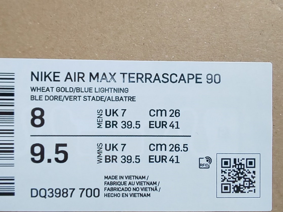 未使用 ナイキ エア マックス テラスケープ 90 26cm NIKE AIR MAX TERRASCAPE 90_画像8