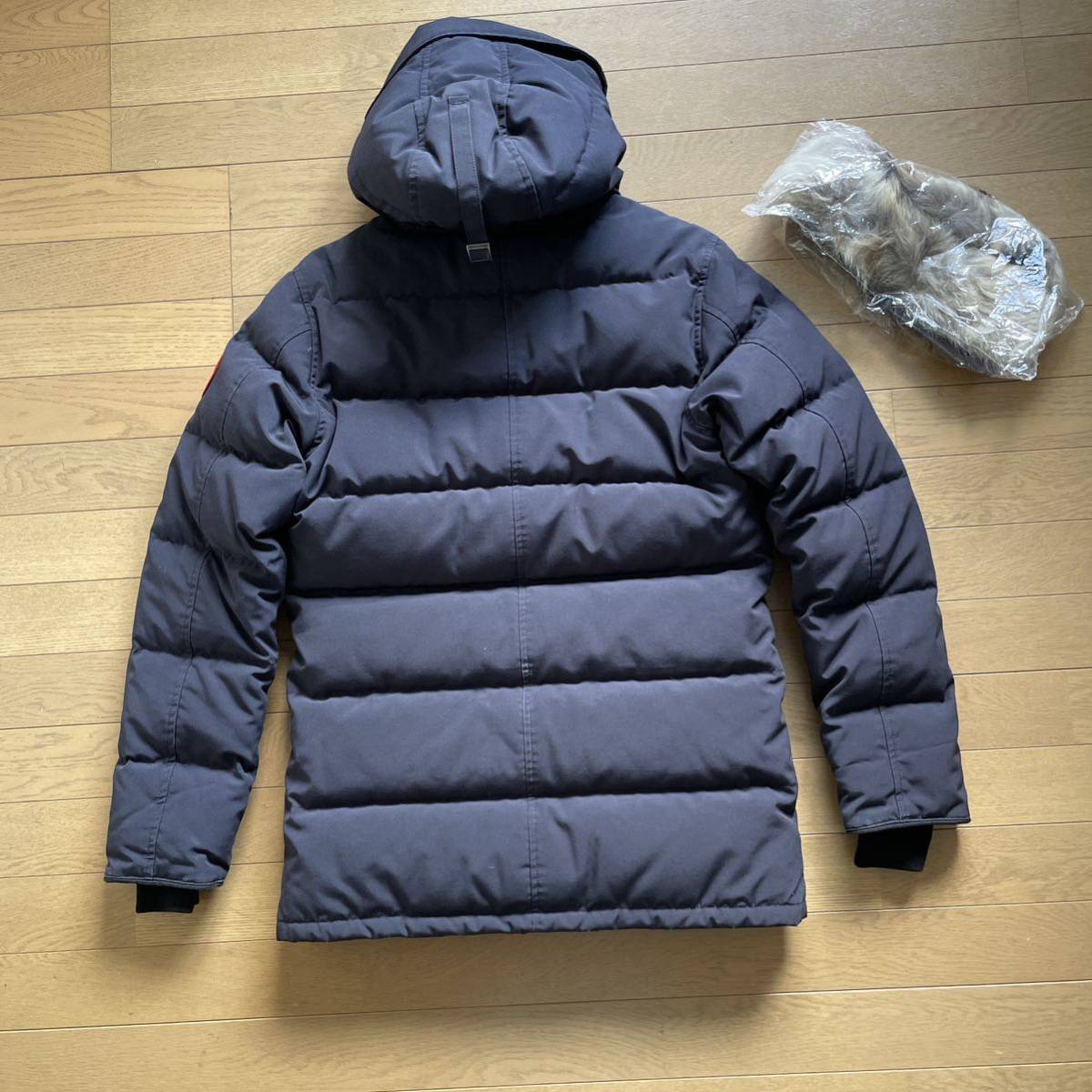 カナダグース CANADA GOOSE ダウンジャケット CARSON PARKA ネイビー サイズM_画像2