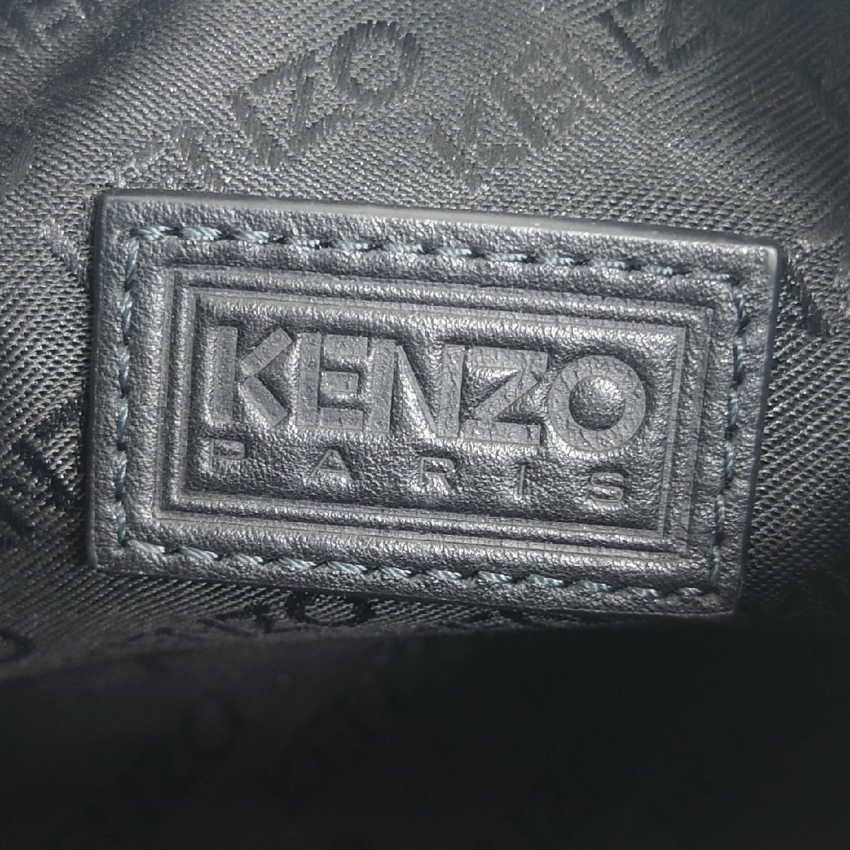 【86】KENZO ケンゾー hana Leopard discover レオ―パード ショルダーバッグ 公式 定価61,600円_画像10