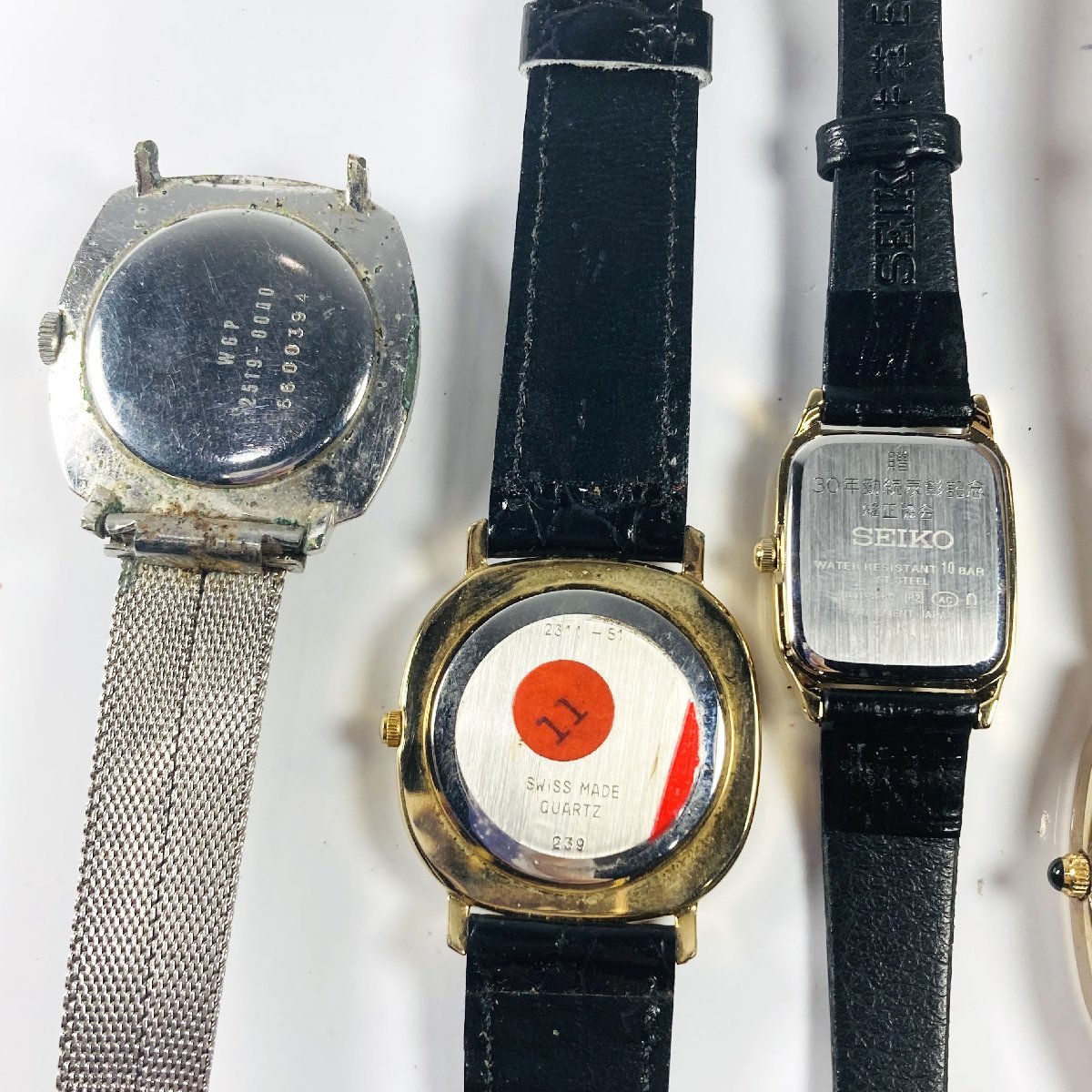 【76】① 1円～ 時計 まとめ ジャンク品 現状品 不動品 6本 腕時計 セイコー SEIKO 1E20-0140 等 メンズ レディース 等_画像7