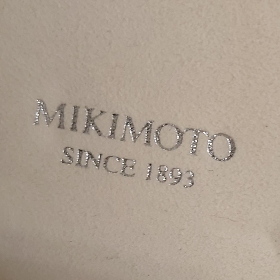 【86】MIKIMOTO ミキモト K18WG パールピアス ペアセット 貴金属 アクセサリー 総重量約2.2g 玉7.5mm 刻印有 箱付_画像7