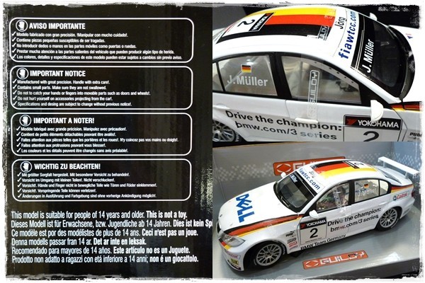 BMW 320SI　WTCC JorgMuller　1/18　1：18 　ミュラー　フィギュア　コレクション　模型　ミニカー　 輸入雑貨_画像3