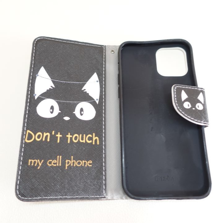 iPhone12 対応 ネコ 猫 黒猫ケース アニマル柄 スマホケース 手帳型 スマホ 携帯 iPhoneケース おしゃれ 動物_画像4