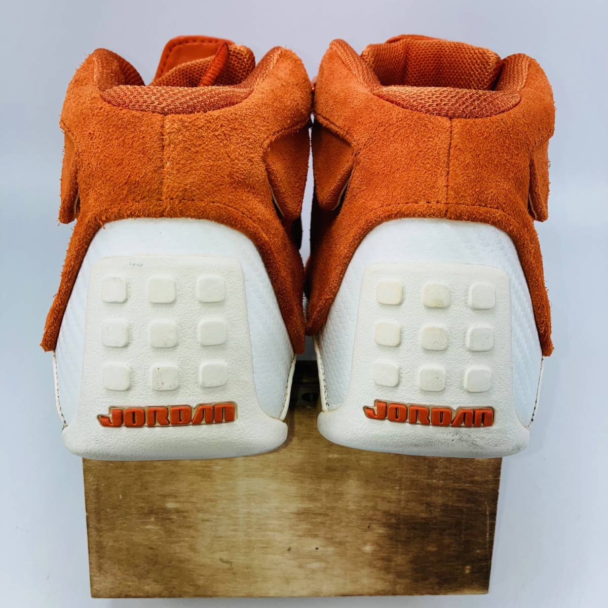 【SSランク】【中古:Aランク】【美品】NIKE AIR JORDAN 18 RETRO CAMPFIRE ORANGE (AA2494-801)　27.5　US9.5_画像6