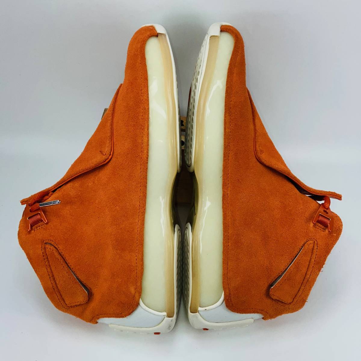 【SSランク】【中古:Aランク】【美品】NIKE AIR JORDAN 18 RETRO CAMPFIRE ORANGE (AA2494-801)　27.5　US9.5_画像8