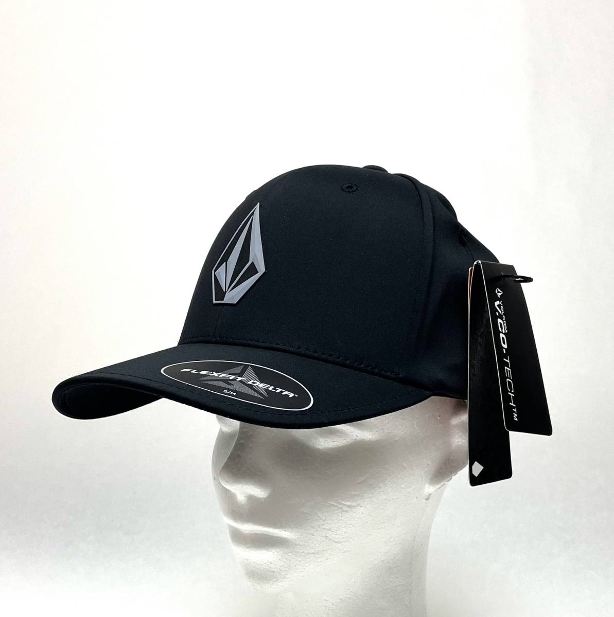 Volcom Bolcom D5512319BLK ④ L/XL Size Size Cap Sat Hat Hat Water -Water -Eplentence Rockesing логотип Black Color Flexfit Delta Volcom Новое приглашение бесплатная доставка