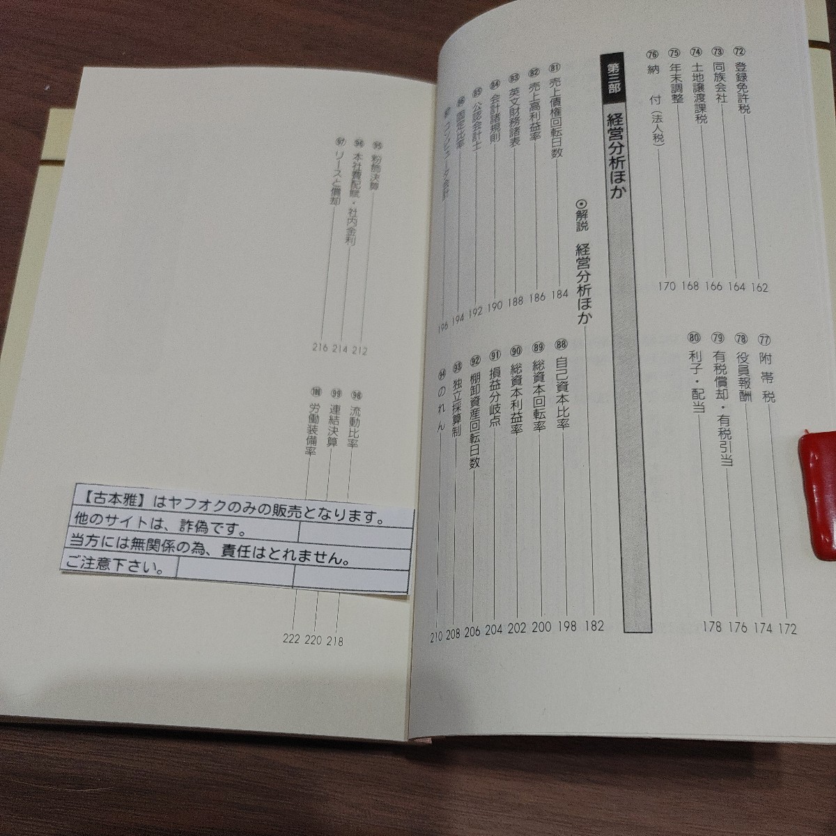 【古本雅】経理用語・100陣川公平著 PHP研究所 ISBN4-569-52128-2 _画像6