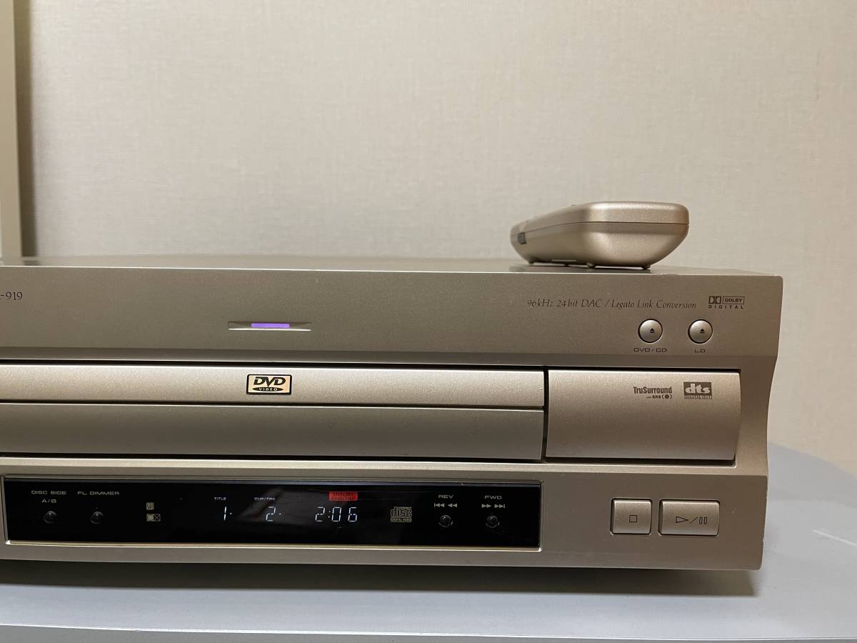 メンテナンス済み！パイオニア DVL-919 リモコン付き?、? bimg=