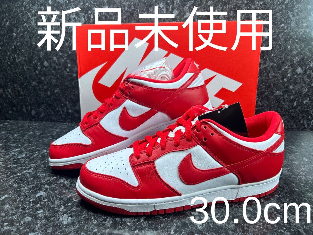 Nike Dunk Low SP "White and University Red"ナイキ ダンク ロー SP "新品未使用