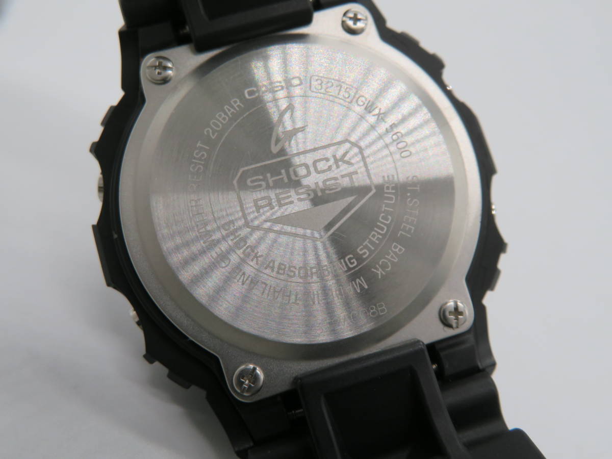 CASIO(カシオ）G-SHOCK G-LIDE タフソーラー　GWX-5600　ブラックカラー　腕時計　中古品　M2ー13A　_画像3