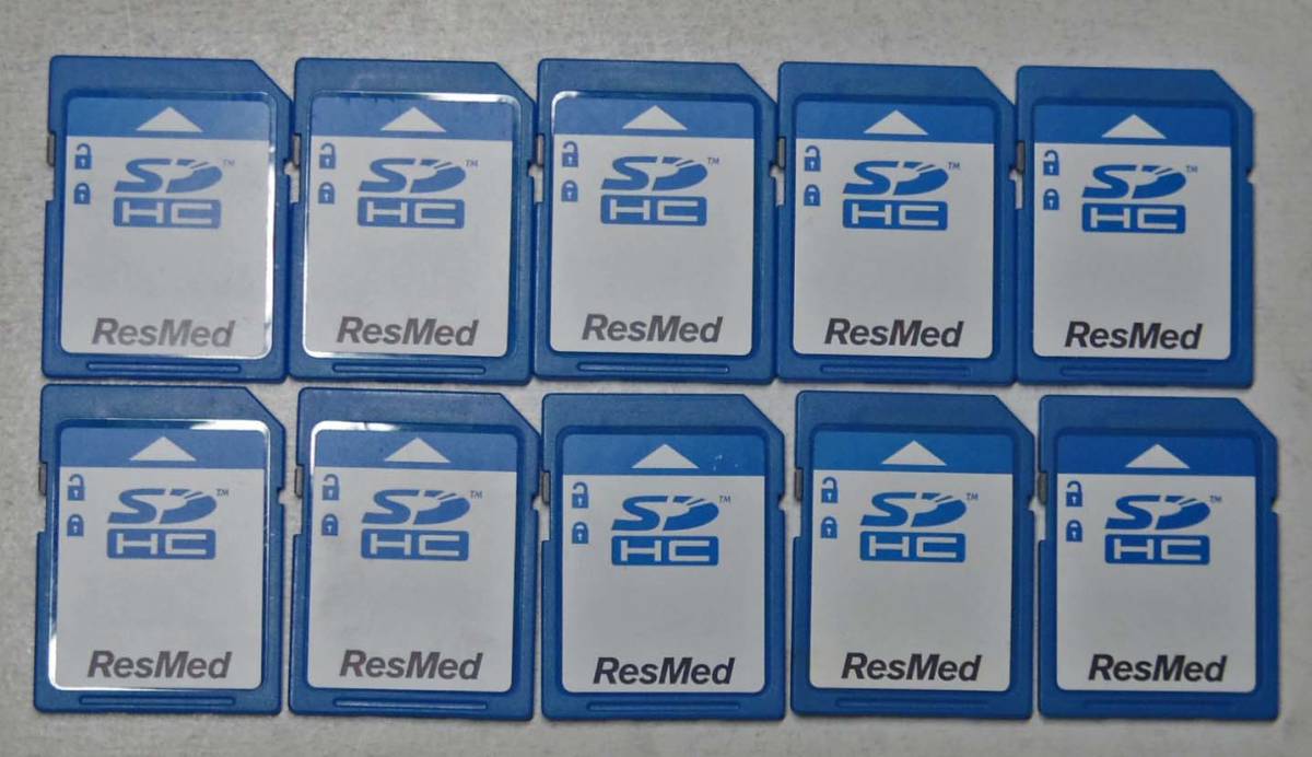 ResMed SDカード ４GB 10枚処分！_画像1