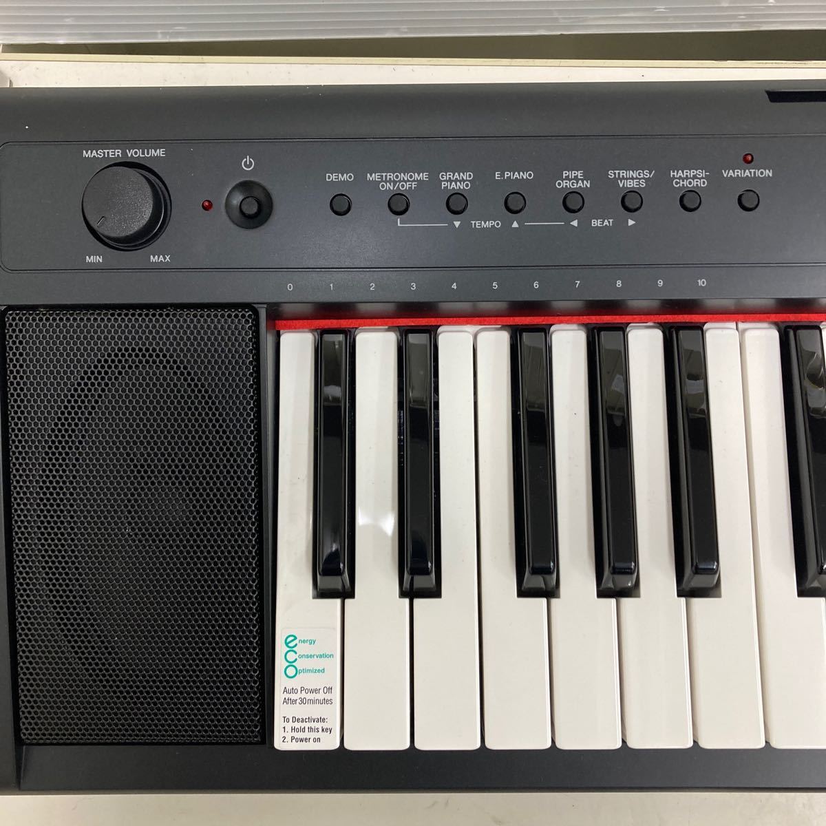 NK○ ★美品★YAMAHA ヤマハ★piaggero（ピアジェーロ）NP-11 キーボード 電子ピアノ 付属品多数 動作品 2 _画像2