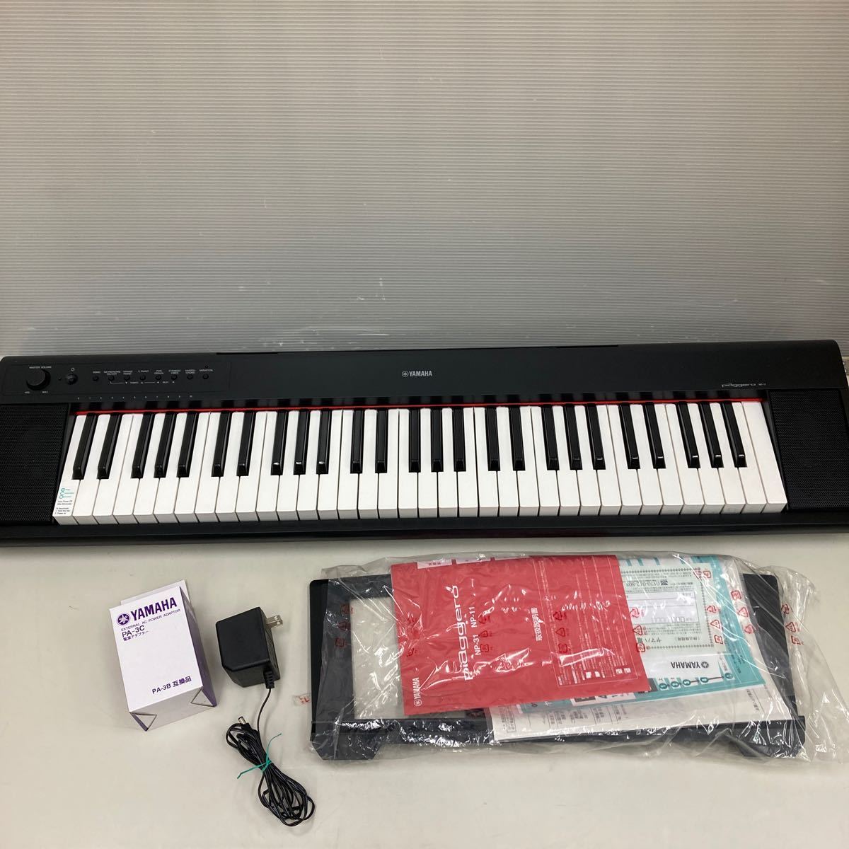 NK○ ★美品★YAMAHA ヤマハ★piaggero（ピアジェーロ）NP-11 キーボード 電子ピアノ 付属品多数 動作品 2 _画像1