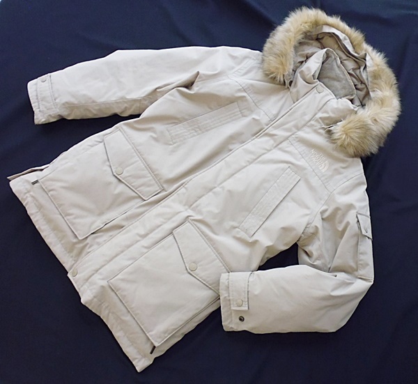 S3 THE NORTH FACE ザノースフェイス ダウンコート ジャケット ベージュ M/95 WHITE LABEL ホワイトレーベル NJ1DI53J_画像3