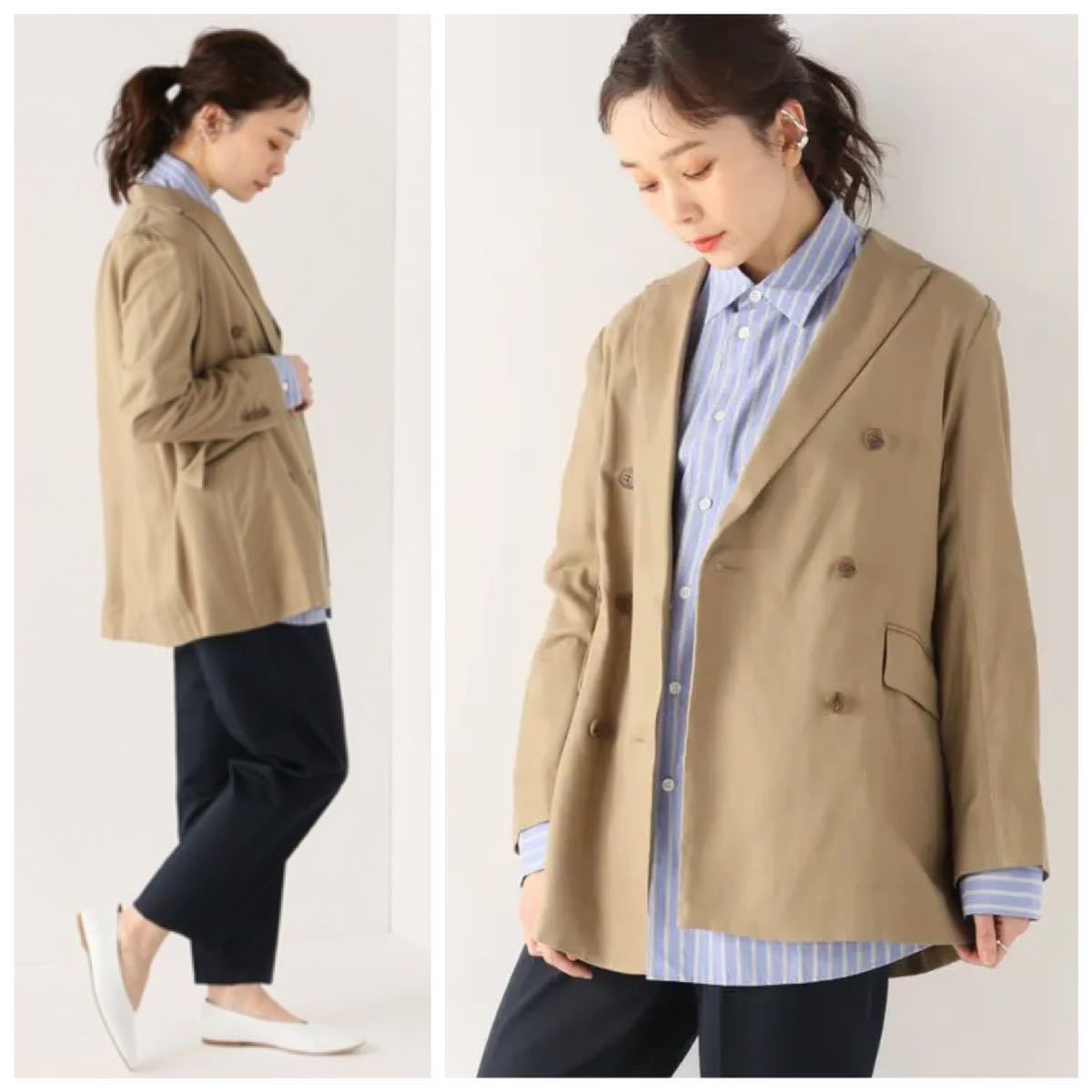 美品 ジャーナルスタンダード relume レーヨン ツイル ダブル 美品 ジャーナルスタンダード relume レーヨン ツイル ダブル