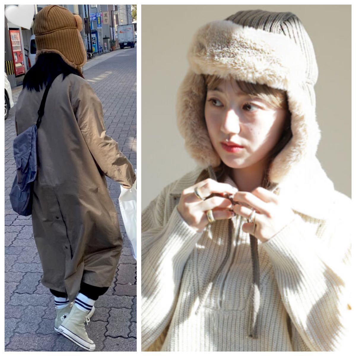 新品 CONTROL FREAK × Ray BEAMS 別注 ニット ファー フライト 新品 CONTROL FREAK × Ray BEAMS 別注 ニット ファー フライト