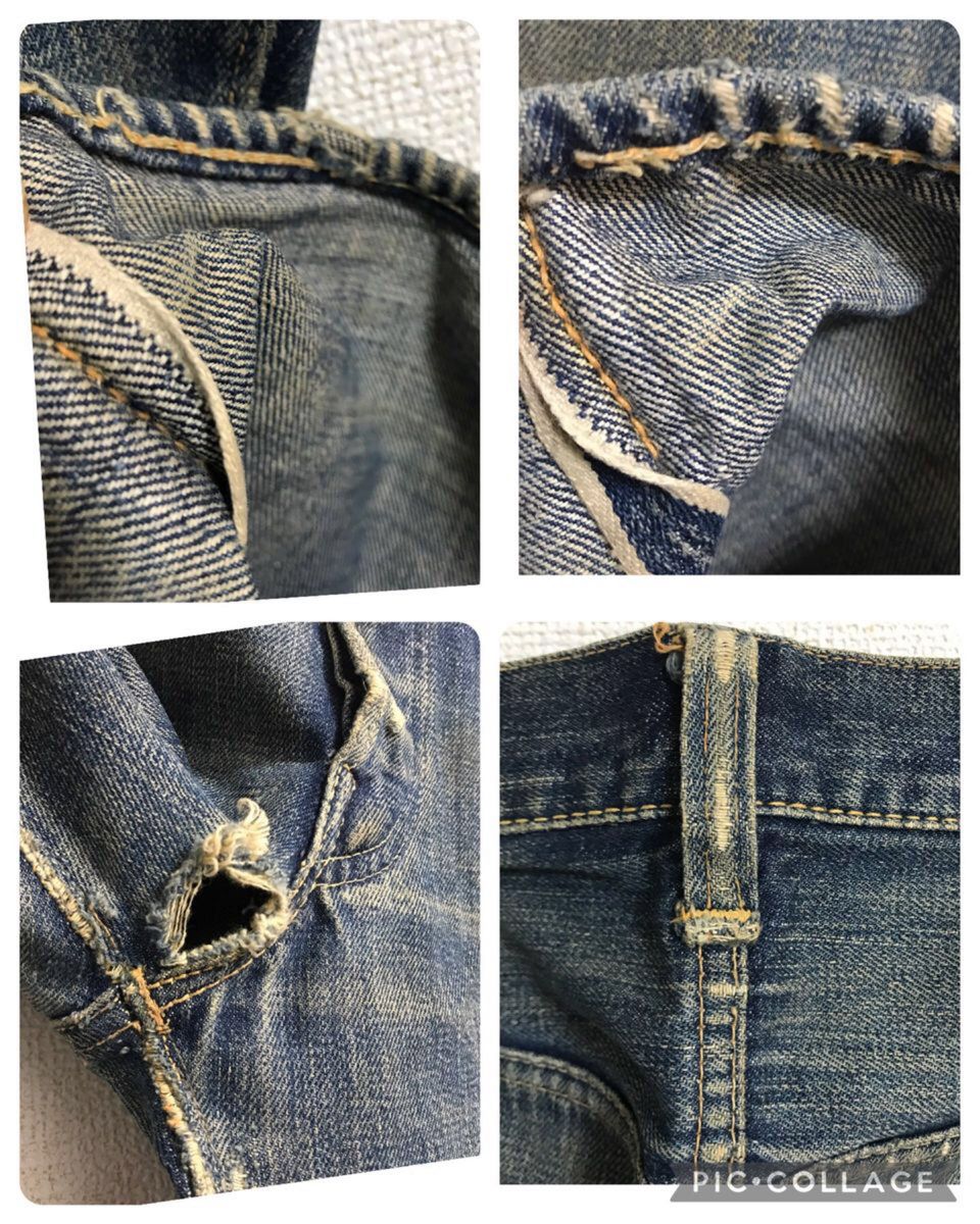 40s 50s Levi's 501XX 47モデル W34 片面 リーバイス501XX 40s 50s Levi's 501XX 47モデル W34 片面 リーバイス501XX