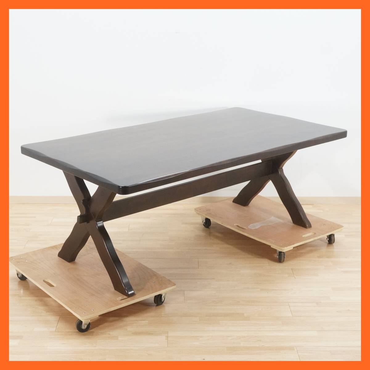  передний da:[ Karimoku Furniture ]RUSTICru палочка обеденный стол примерно 181.5×101.8. натуральное дерево обеденный стол стол обеденный стол стол living мебель работа стол 