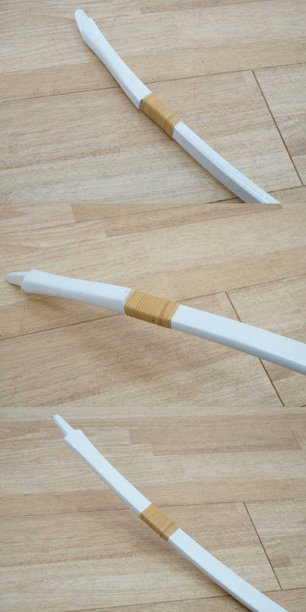 前ダ:【弓具】直心 弓 JIKISHIN 全長約218㎝ 約600g 弓袋付き 和 前ダ:【弓具】直心 弓 JIKISHIN 全長約218㎝ 約600g 弓袋付き 和