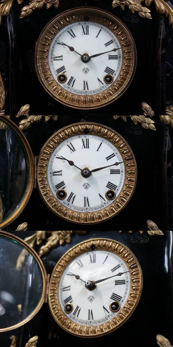  восток - :[ANSONIA CLOCK] Anne Sony a New York USA настольные часы .... часы ширина примерно 34.6. высота примерно 29. интерьер * бесплатная доставка *